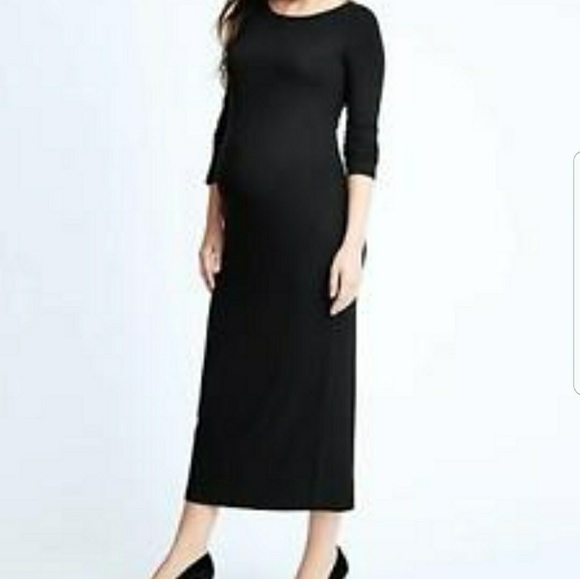 gap maternity maxi dress